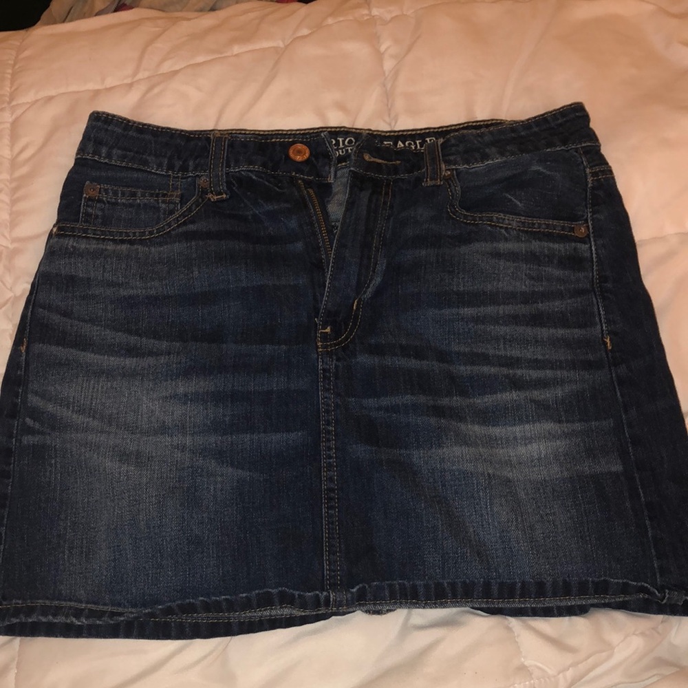 American eagle denim skirt!